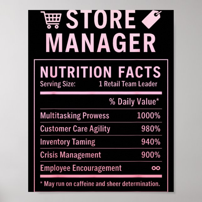 Póster Store Manager  (Frente)