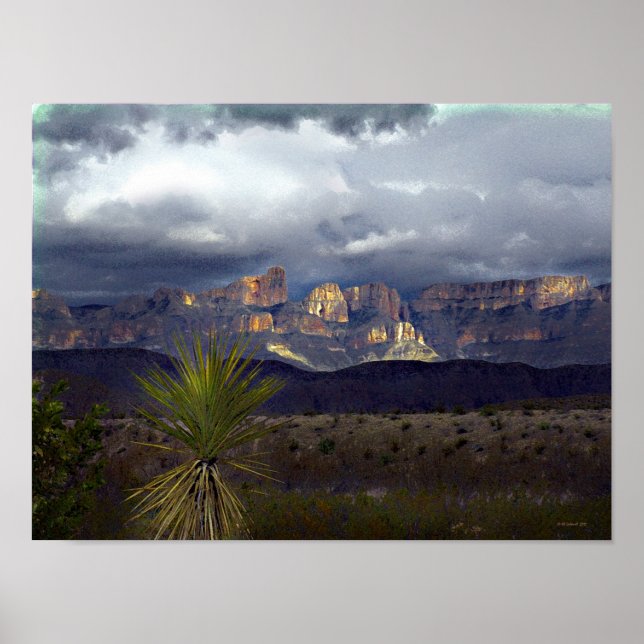 Póster Storms Over Maderas Del Carmen (Frente)