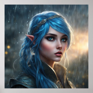 Póster Stormy Elf