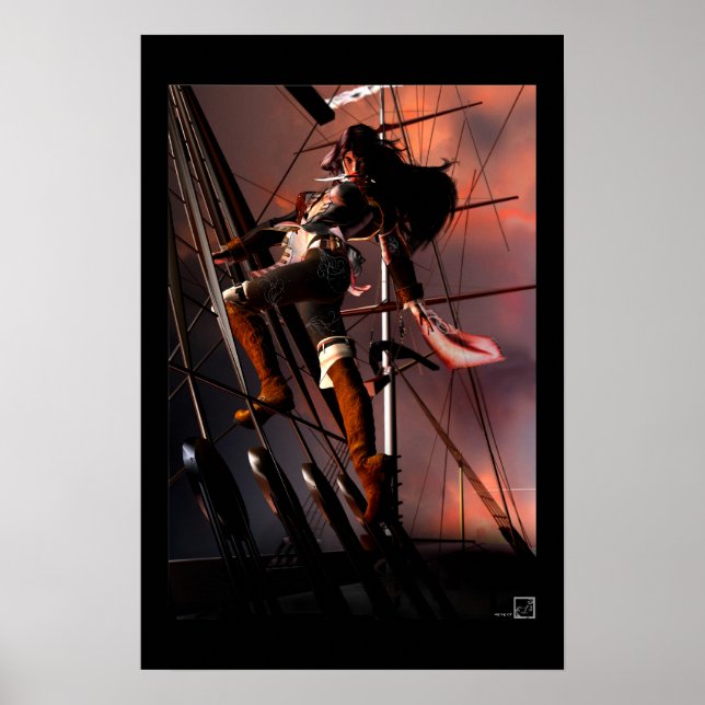 Póster Stormy Seas (Frente)