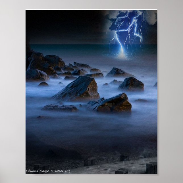Póster Stormy Seashore (Frente)