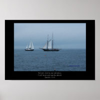 Stormy Waters, Behold, God is my Salvation, Poster
