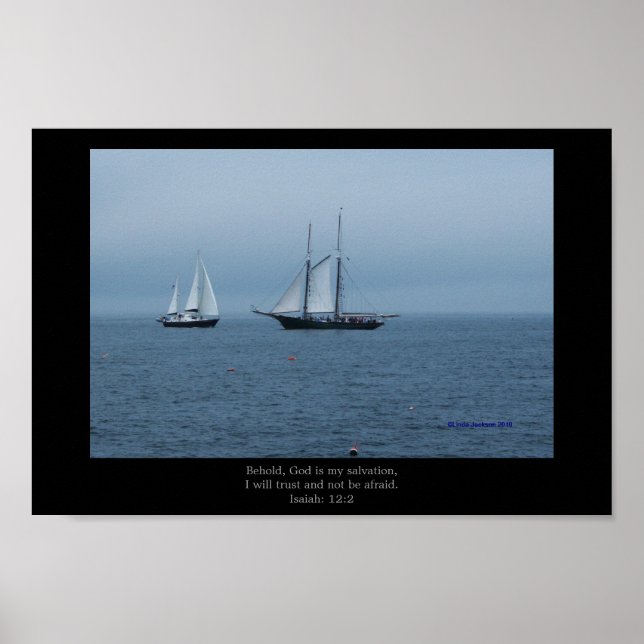 Póster Stormy Waters, Behold, God is my Salvation, Poster (Frente)