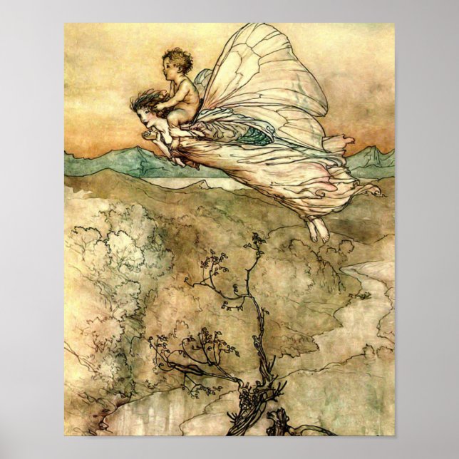 Póster Storybook Fantasy Vintage (Frente)