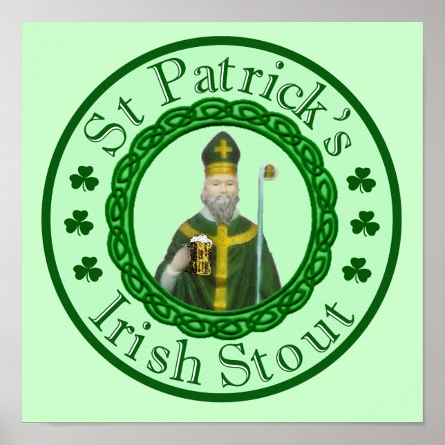 Póster Stout de St. Patrick (Frente)