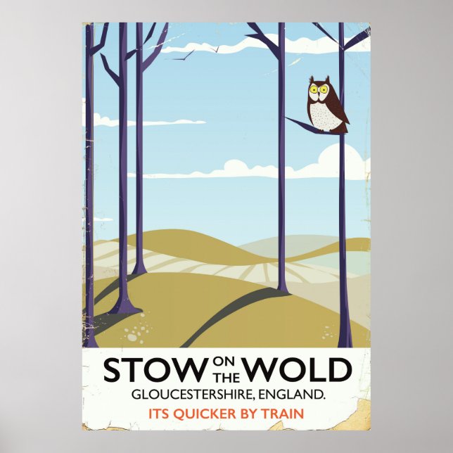 Póster Stow-on-the-Wold, Gloucestershire, Inglaterra (Frente)