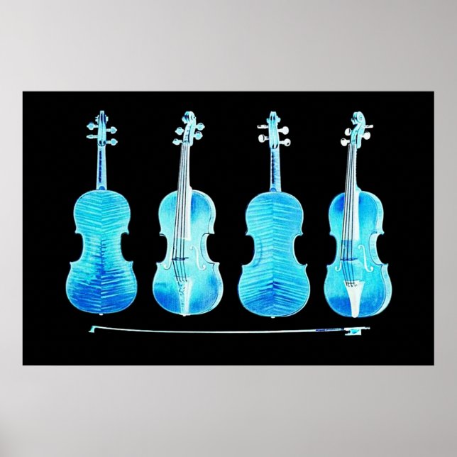Póster stradivarius violins y poster azul arco DE 8.99 (Frente)