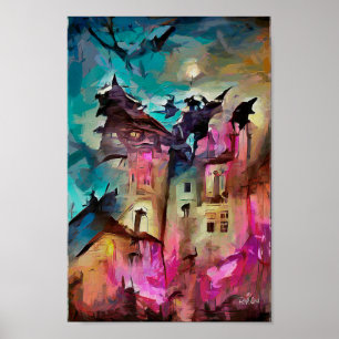 Póster STRANGE CASTLE art and fantasy  poster
