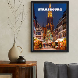 Póster Strasbourg The Capital of Christmas