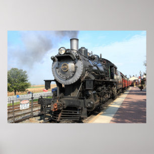 Póster Strasburg Railroad Steam Engine