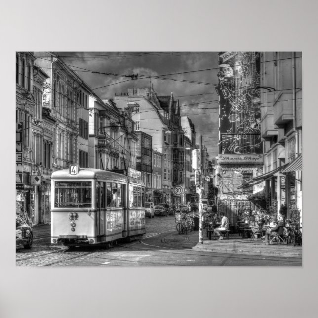 Póster Straßenszene, Bremen (Frente)