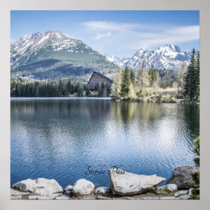 Póster Strbske Pleso, Altos Tatras, Eslovaquia,