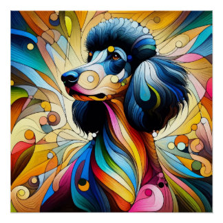 Póster Streaky Poodle