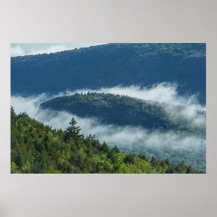 Póster Streaming de niebla por Connors Nubble, Acadia NP,