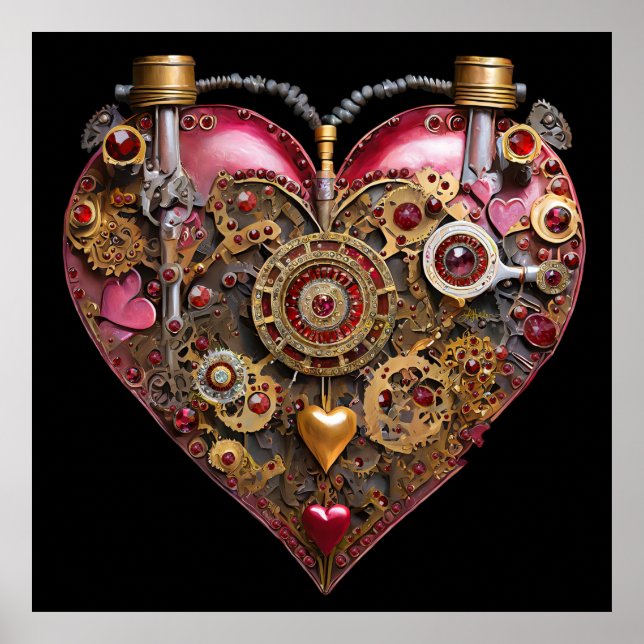 Póster Streampunk Heart Ruby Valentine (Frente)