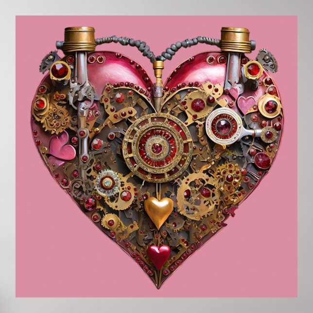 Póster Streampunk Heart Ruby Valentine (Frente)
