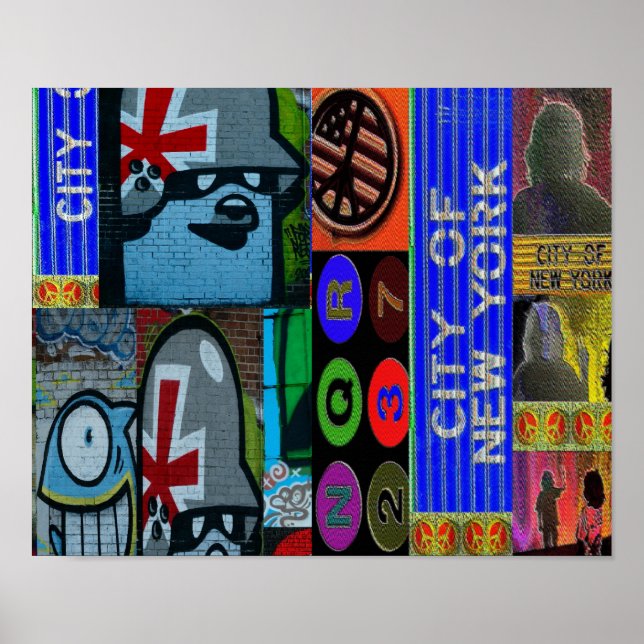 Póster STREET ART NYC de URBAN59 (Frente)