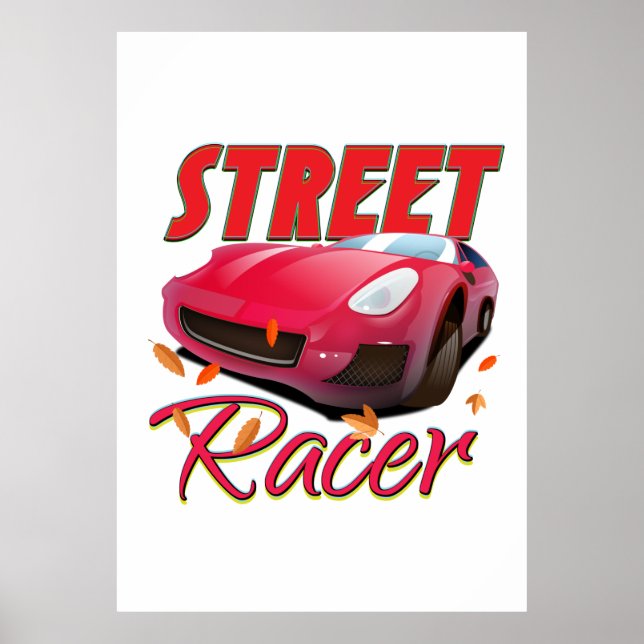 Póster Street Racer (Frente)