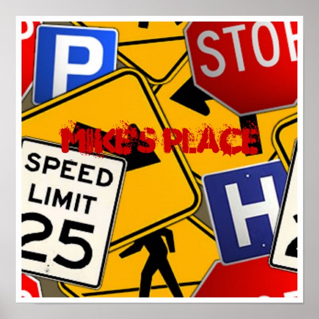 Póster Street Signs (Frente)
