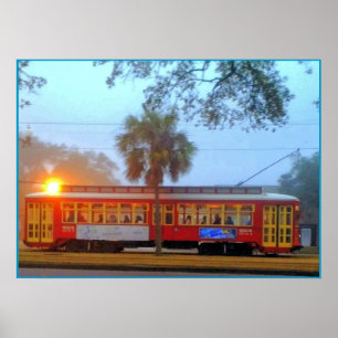 Póster Streetcar, fuera a trabajar