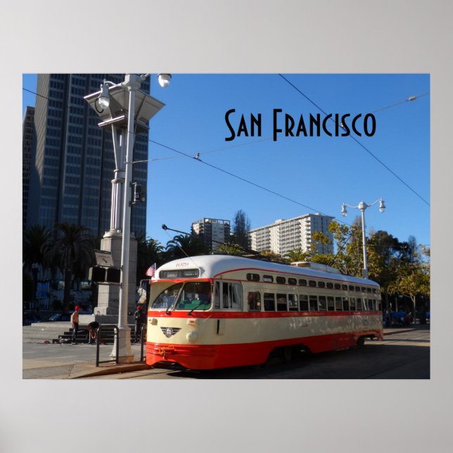 Póster Streetcar- San Francisco (Frente)