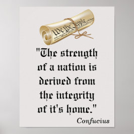 Póster Strength of a Nation