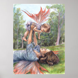 Póster Stretching Her Wings Poster