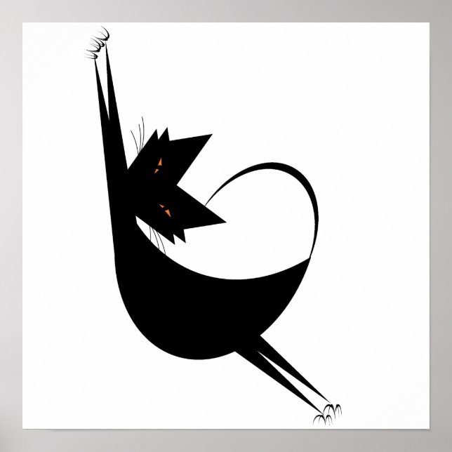 Póster Stretchy Cat (Frente)