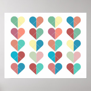 Póster String of Hearts