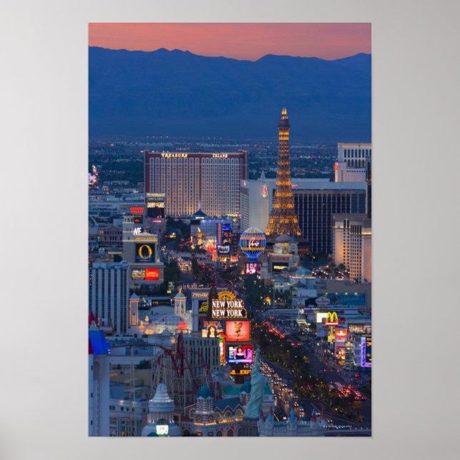 Póster Strip de Las Vegas (Frente)