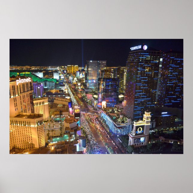 Póster Strip de Las Vegas (Frente)