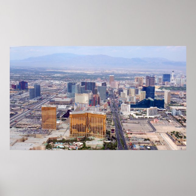 Póster Strip de Las Vegas 2009 (recortado) (Frente)