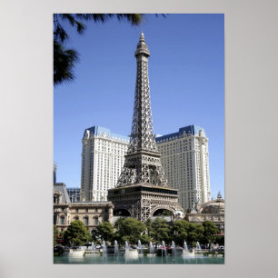 Póster Strip, Paris Las Vegas, Luxury Hotel