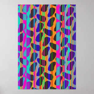 Póster Stripe Beans