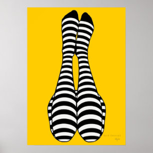 Póster Striped
