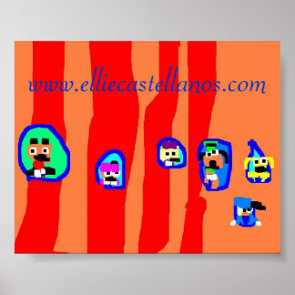 Póster striped, www.elliecastellanos.com - Personalizado