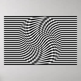 Póster Stripes and Circles I