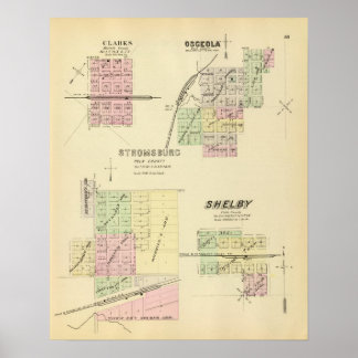 Póster Stromsburg, Nebraska