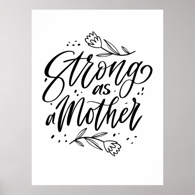 Póster Strong As A Mother (Frente)