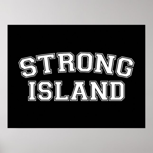 Póster Strong Island, NYC, EE.UU. (Frente)