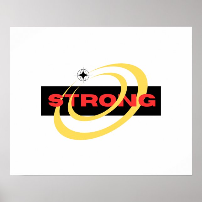 Póster Strong – Strength Begins Within (Frente)