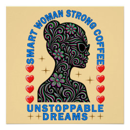 Póster strong woman