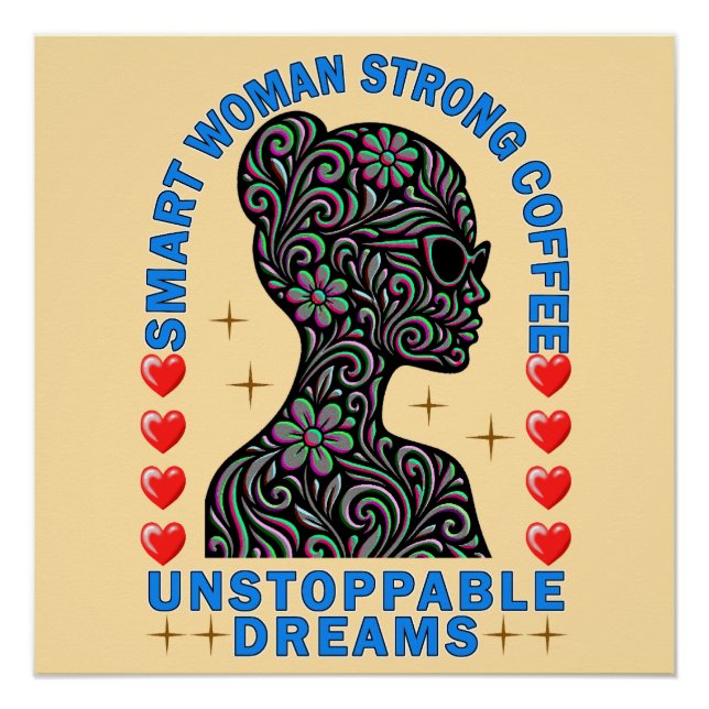 Póster strong woman (Anverso)