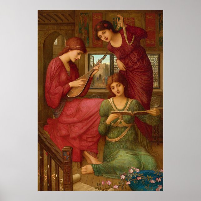 Póster Strudwick En los días dorados Poster de la CC0566 (Frente)