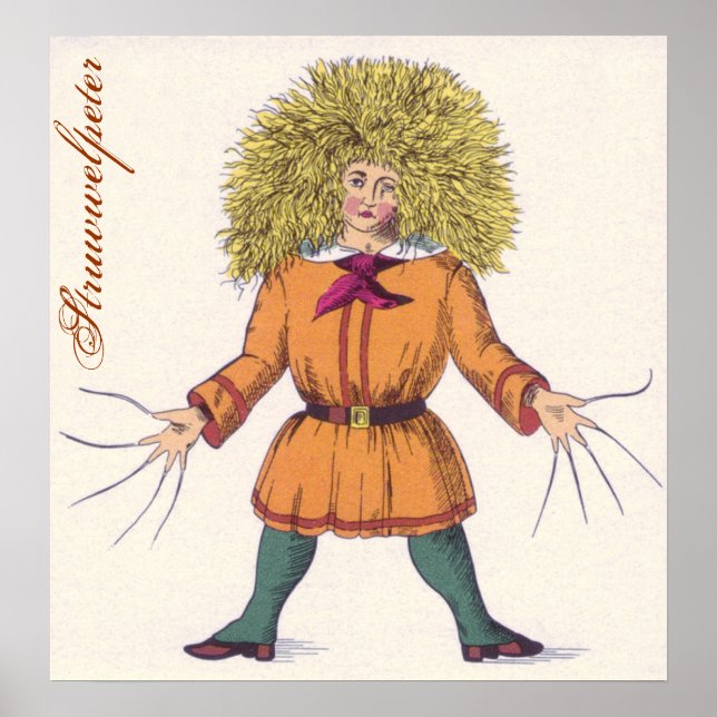 Póster Struwwelpeter ~ Heinrich Hoffmann (Frente)
