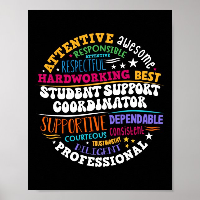 Póster Student Support Coordinator Appreciation Day Back  (Frente)