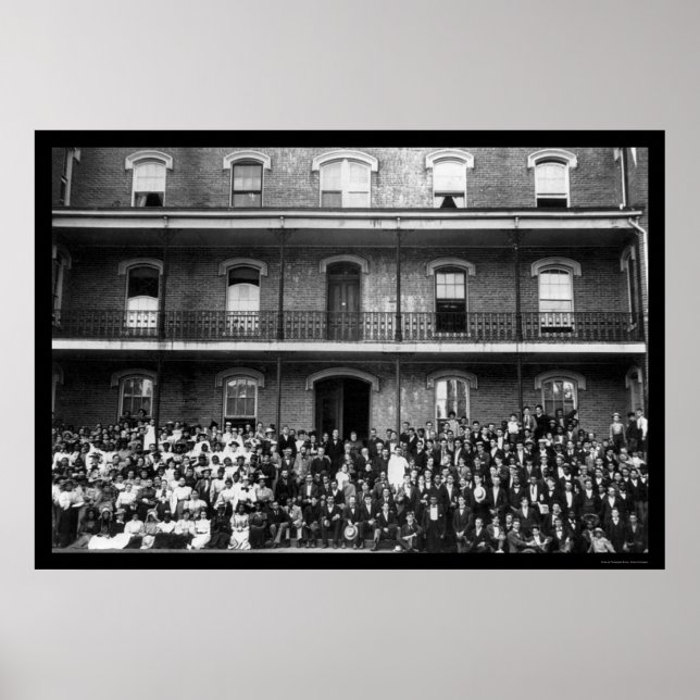 Póster Students at Berea College in Berea, KY 1899 (Frente)