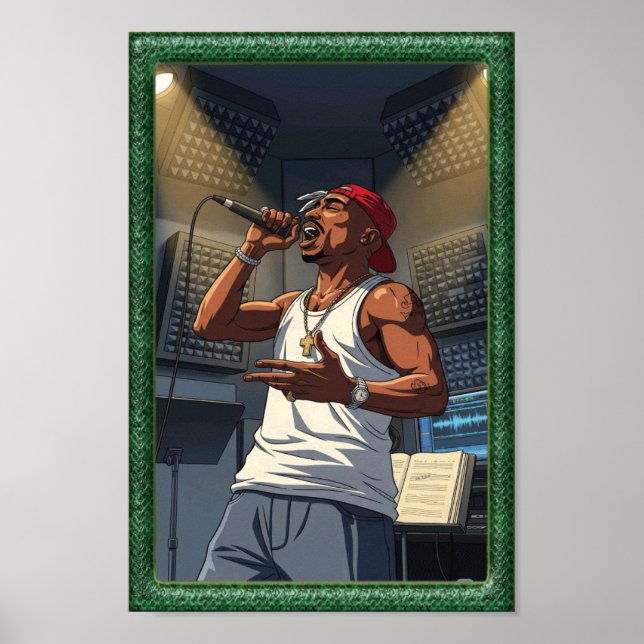 Póster Studio Flow – Hip Hop Performance Art (Frente)