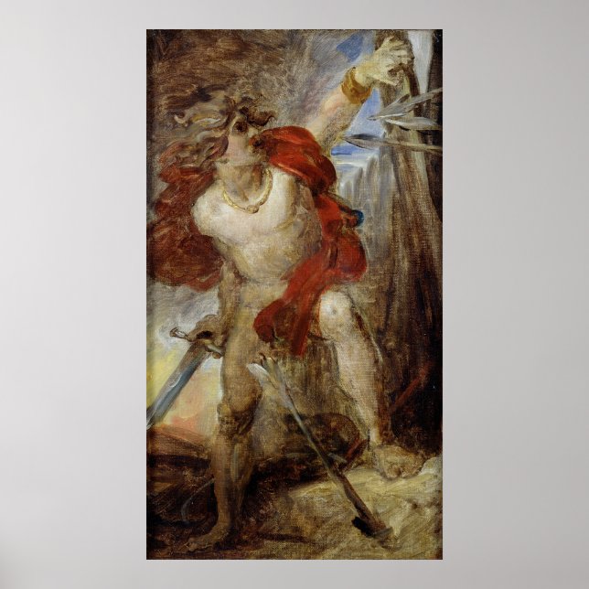Póster Study for Gaulish Courage, c.1830-32 (Frente)