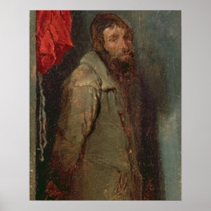 Póster Study of a Jewish Merchant (oil on board)
